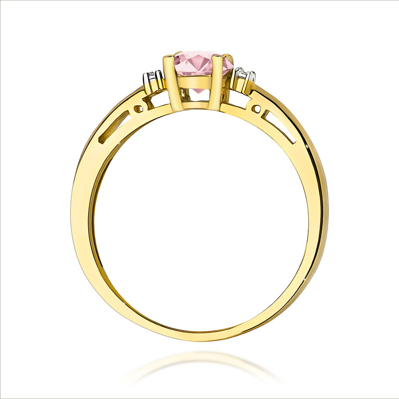 Inel Aur 9K cu Diamante de Laborator 0.53 ct, imaginea 3 din 8