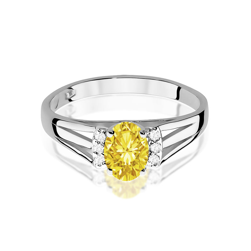 Inel Aur 9K cu Diamante de Laborator 0.55 ct, imaginea 6 din 8