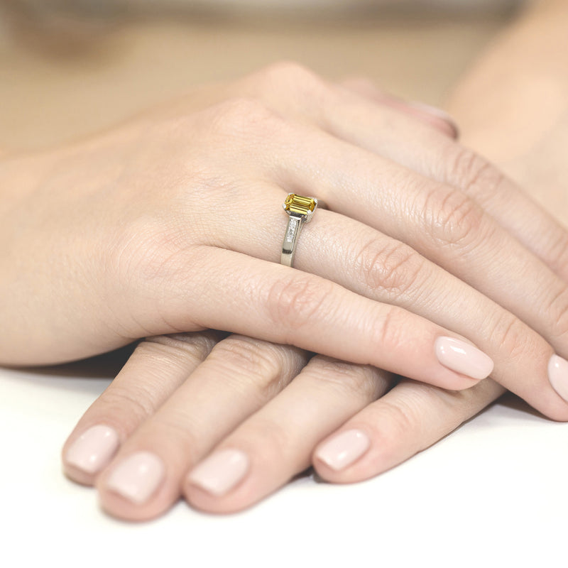 Inel Aur 9K cu Diamante de Laborator 0.54 ct, imaginea 8 din 8