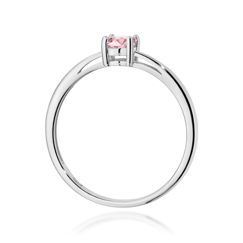 Inel Aur 9K cu Diamant Roz de Laborator 0.30 ct, imaginea 7 din 8