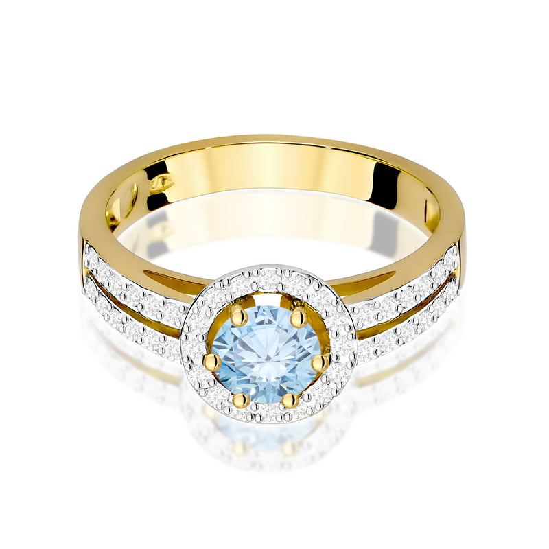 Inel Aur 9K cu Diamante de Laborator 0.70 ct, imaginea 2 din 8