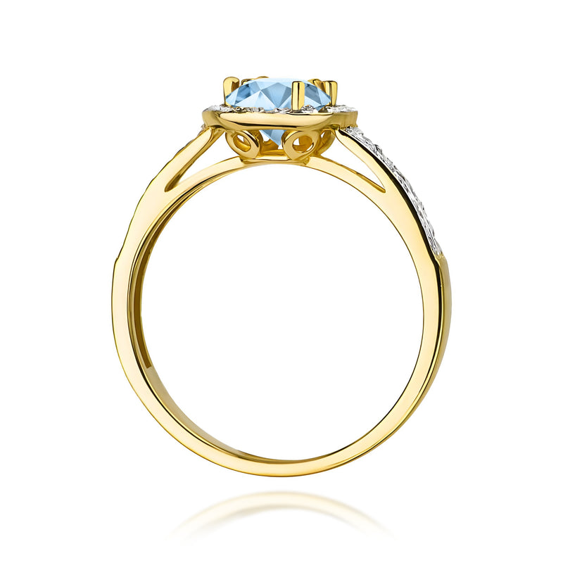 Inel Aur 9K cu Diamante de Laborator 0.70 ct, imaginea 3 din 8
