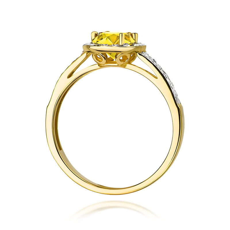 Inel Aur 9K cu Diamante de Laborator 0.70 ct, imaginea 3 din 8