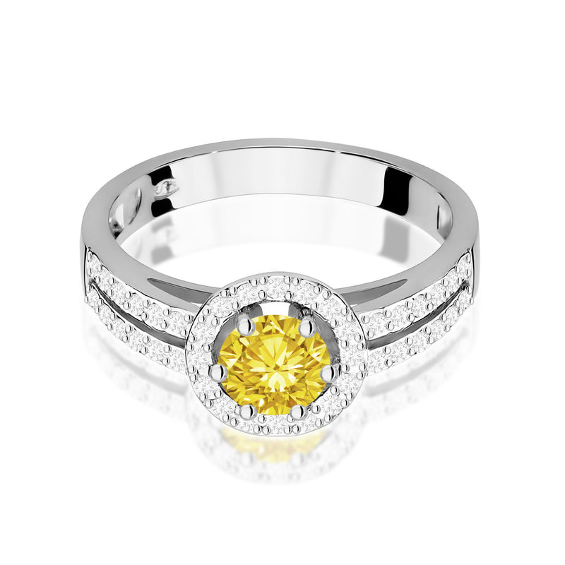 Inel Aur 9K cu Diamante de Laborator 0.70 ct, imaginea 6 din 8
