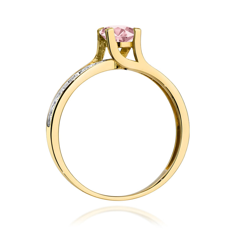 Inel Aur 9K cu Diamante de Laborator 0.53 ct, imaginea 3 din 8