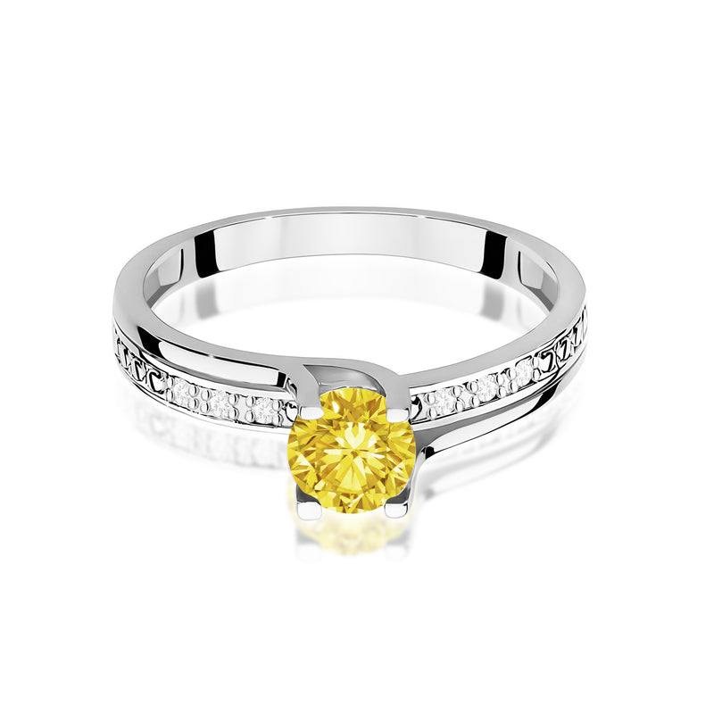 Inel Aur 9K cu Diamante de Laborator 0.53 ct, imaginea 6 din 8
