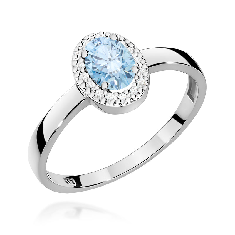 Inel Aur 9K cu Diamante de Laborator 0.58 ct, imaginea 5 din 8