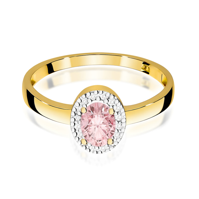 Inel Aur 9K cu Diamante de Laborator 0.58 ct, imaginea 2 din 8