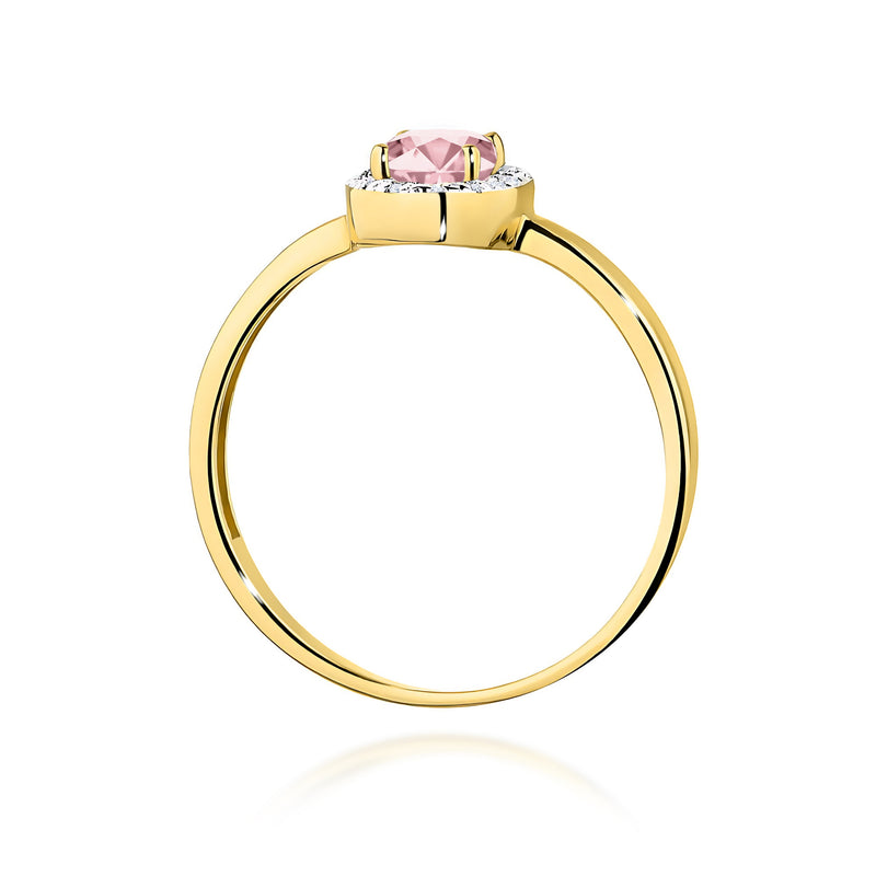 Inel Aur 9K cu Diamante de Laborator 0.58 ct, imaginea 3 din 8