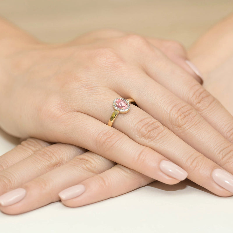 Inel Aur 9K cu Diamante de Laborator 0.58 ct, imaginea 4 din 8
