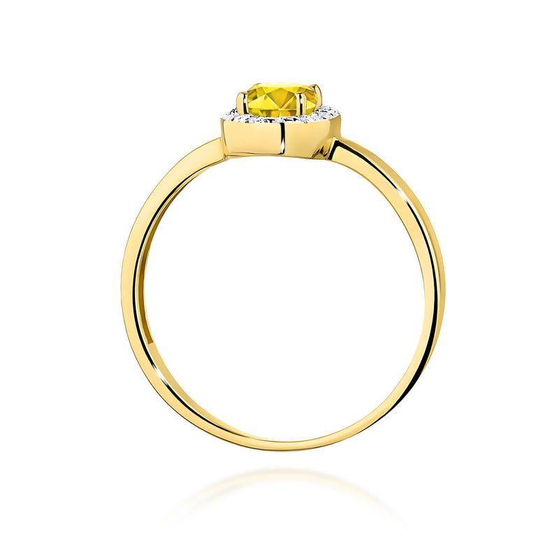 Inel Aur 9K cu Diamante de Laborator 0.58 ct, imaginea 3 din 8