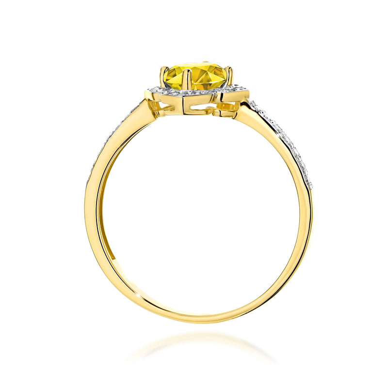 Inel Aur 9K cu Diamante de Laborator 0.63 ct, imaginea 3 din 8