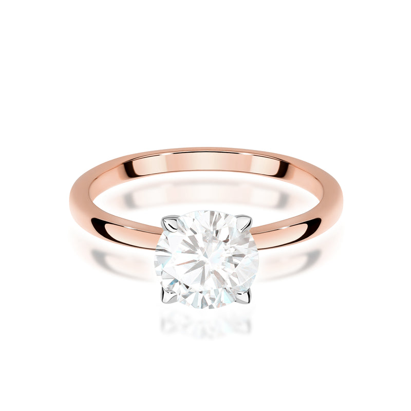 Inel Aur 14K cu Diamant de Laborator 1.00 ct, imaginea 5 din 9
