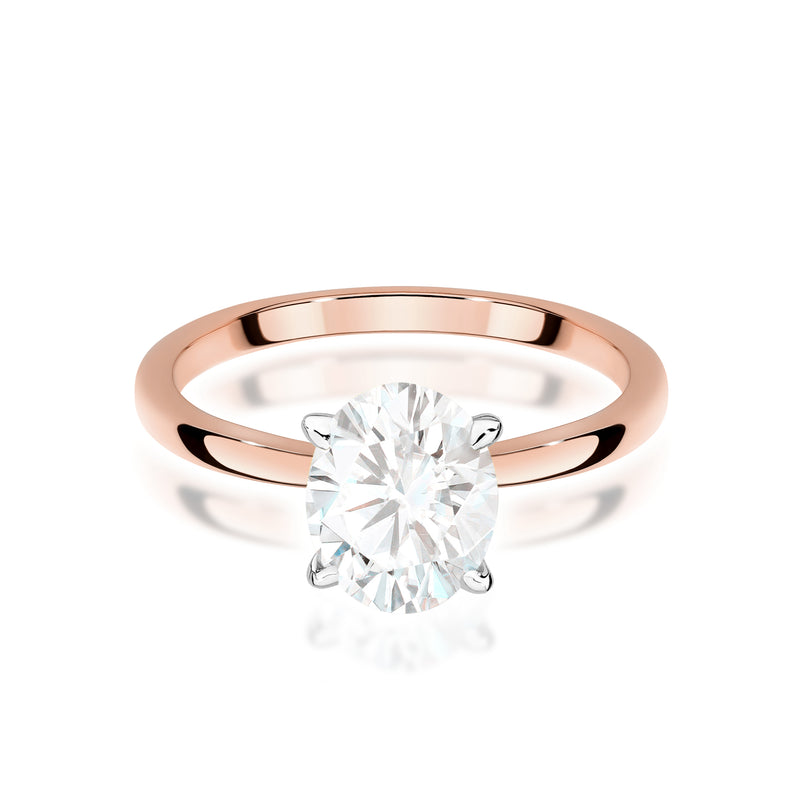 Inel Aur 14K cu Diamant de Laborator 1.00 ct, imaginea 6 din 9