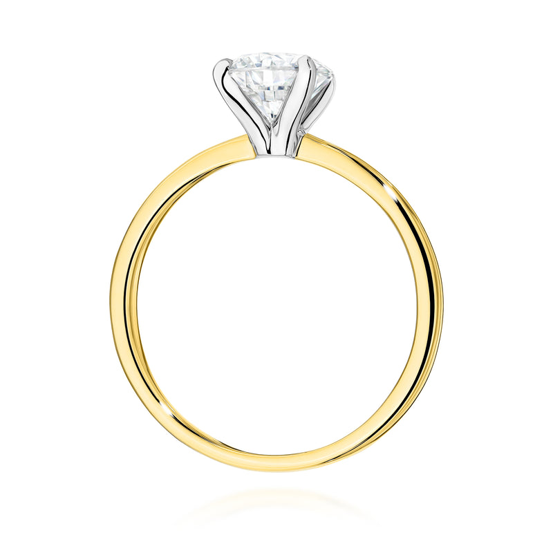 Inel Aur 9K cu Diamant de Laborator 1.00 ct, imaginea 3 din 6