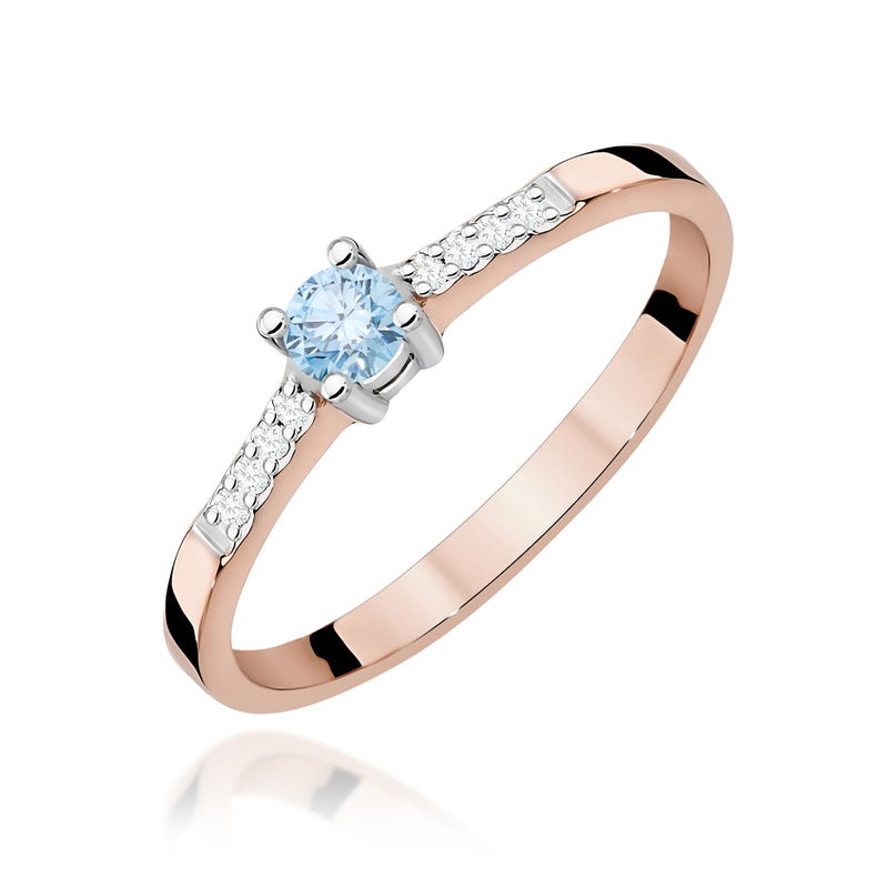 Inel Aur 14K cu Diamante de Laborator 0.22 ct, imaginea 5 din 12