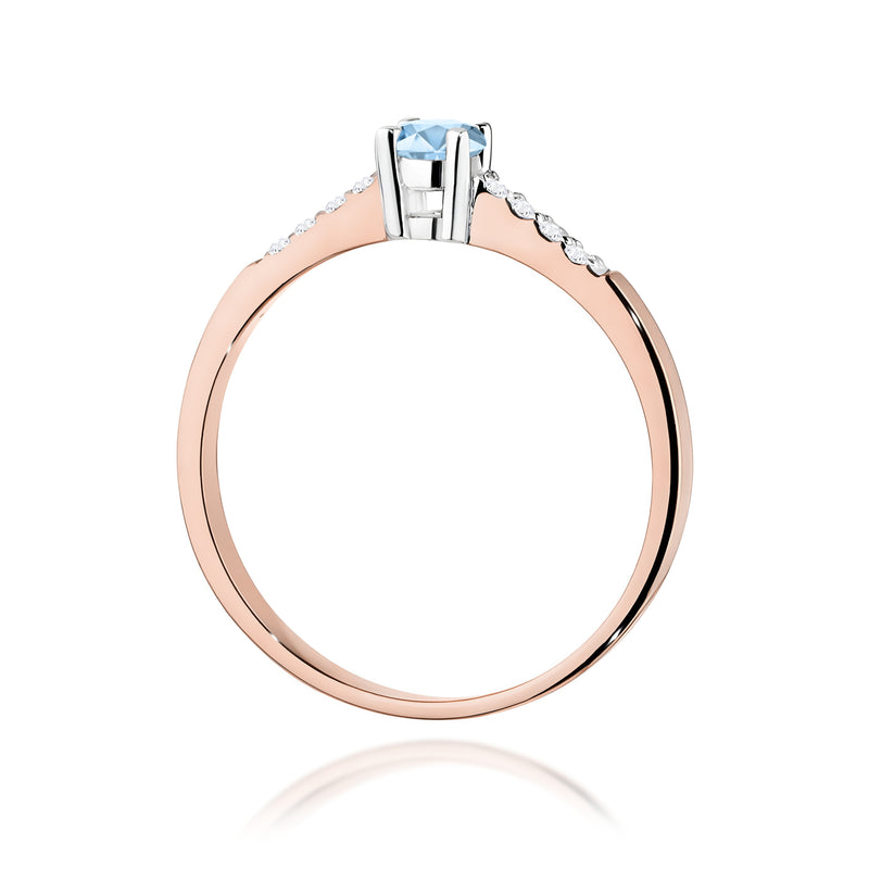 Inel Aur 14K cu Diamante de Laborator 0.22 ct, imaginea 7 din 12
