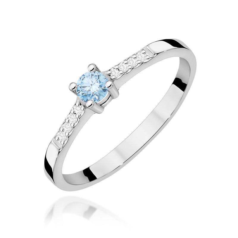 Inel Aur 14K cu Diamante de Laborator 0.22 ct, imaginea 9 din 12