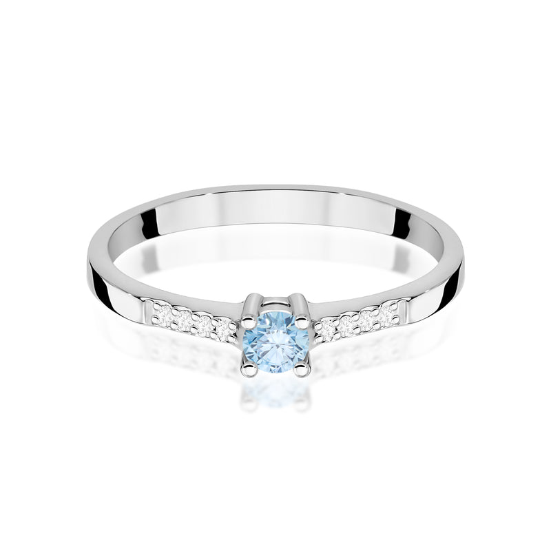 Inel Aur 14K cu Diamante de Laborator 0.22 ct, imaginea 10 din 12