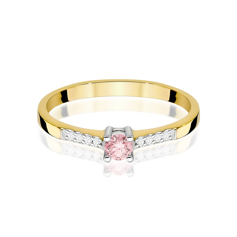 Inel Aur 14K cu Diamante de Laborator 0.22 ct, imaginea 2 din 12