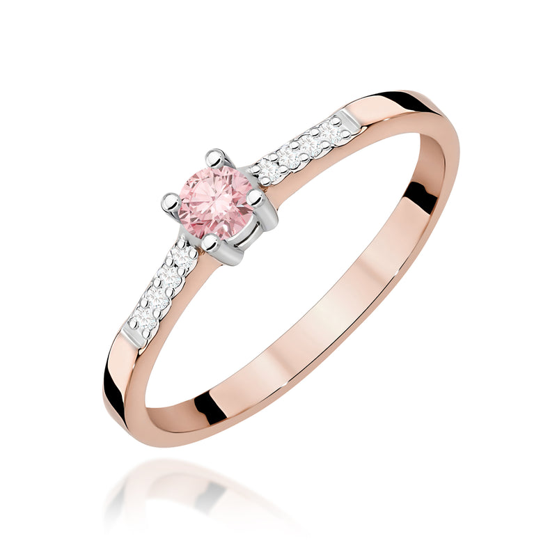 Inel Aur 14K cu Diamante de Laborator 0.22 ct, imaginea 5 din 12