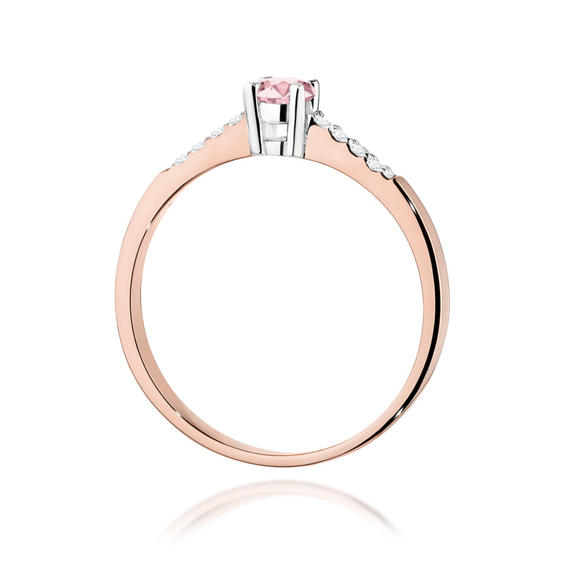 Inel Aur 14K cu Diamante de Laborator 0.22 ct, imaginea 6 din 12
