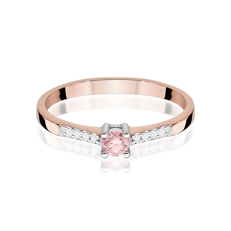 Inel Aur 14K cu Diamante de Laborator 0.22 ct, imaginea 7 din 12