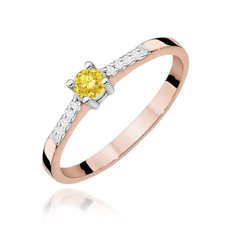 Inel Aur 14K cu Diamante de Laborator 0.22 ct, imaginea 5 din 12