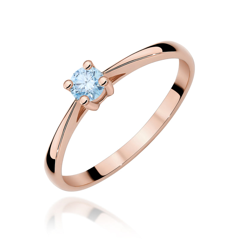 Inel Aur 14K cu Diamant de Laborator 0.15 ct, imaginea 5 din 12