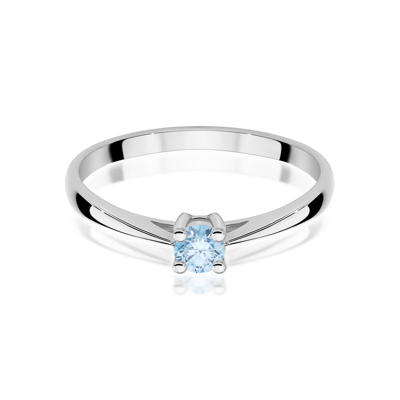 Inel Aur 14K cu Diamant de Laborator 0.15 ct, imaginea 10 din 12