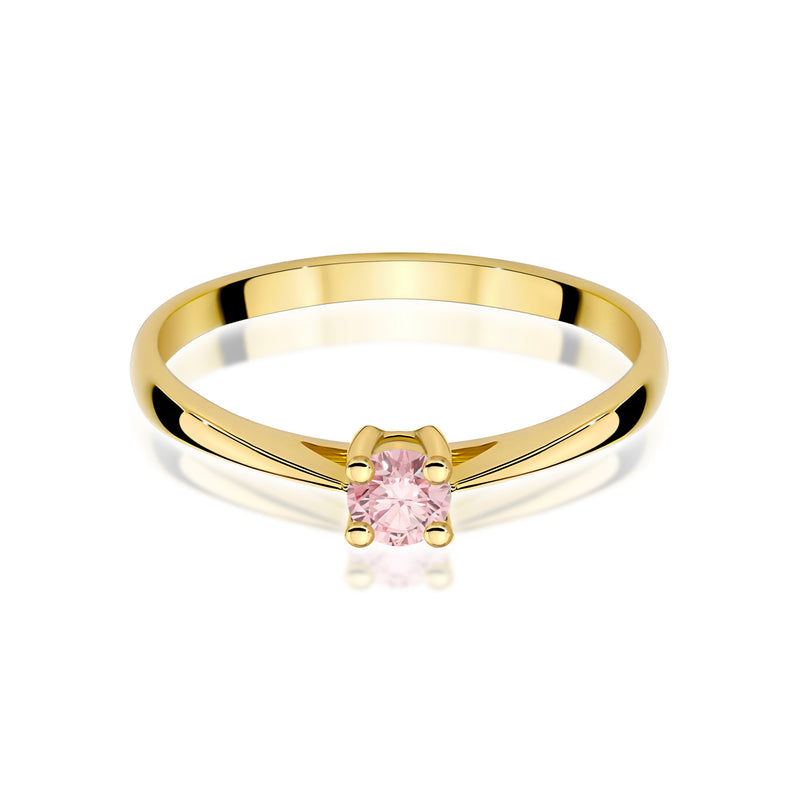 Inel Aur 14K cu Diamant de Laborator 0.15 ct, imaginea 2 din 12