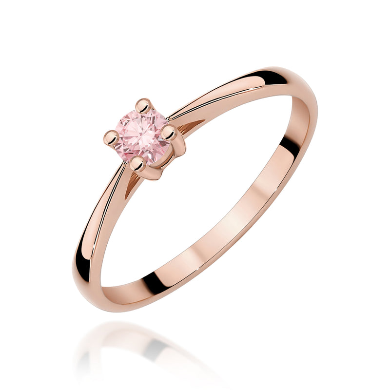 Inel Aur 14K cu Diamant de Laborator 0.15 ct, imaginea 5 din 12