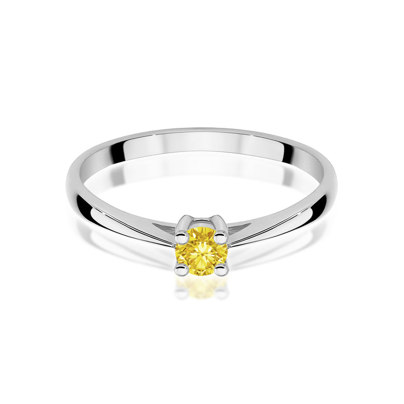 Inel Aur 14K cu Diamant de Laborator 0.15 ct, imaginea 10 din 12