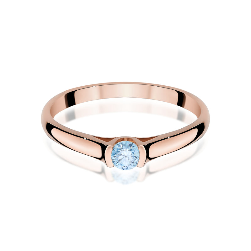 Inel Aur 14K cu Diamant de Laborator 0.15 ct, imaginea 6 din 12