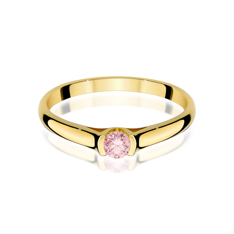 Inel Aur 14K cu Diamant de Laborator 0.15 ct, imaginea 2 din 12