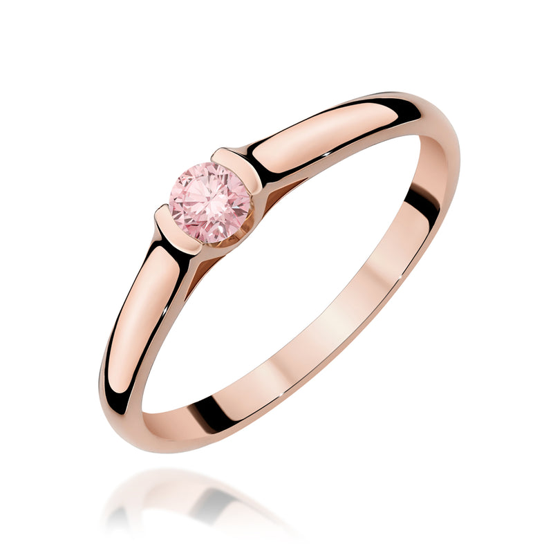 Inel Aur 14K cu Diamant de Laborator 0.15 ct, imaginea 5 din 12