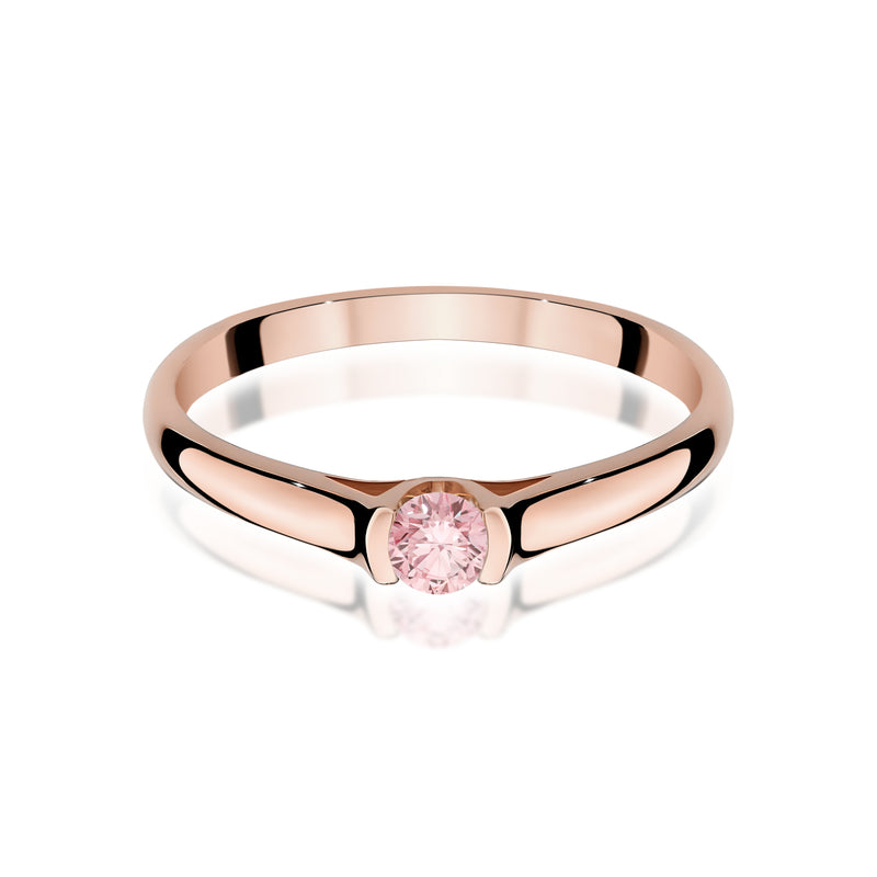 Inel Aur 14K cu Diamant de Laborator 0.15 ct, imaginea 6 din 12