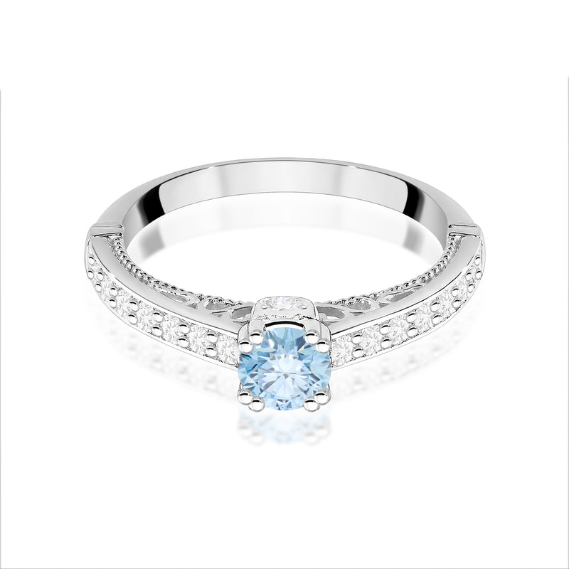 Inel Aur 14K cu Diamante de Laborator 0.56 ct, imaginea 10 din 12
