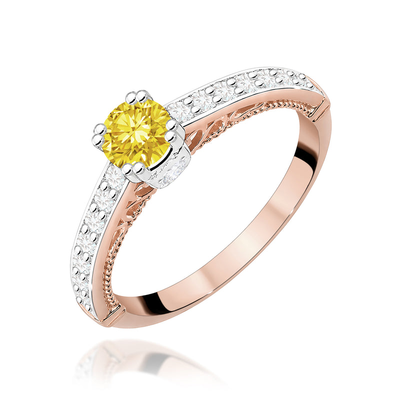 Inel Aur 14K cu Diamante de Laborator 0.56 ct, imaginea 5 din 12