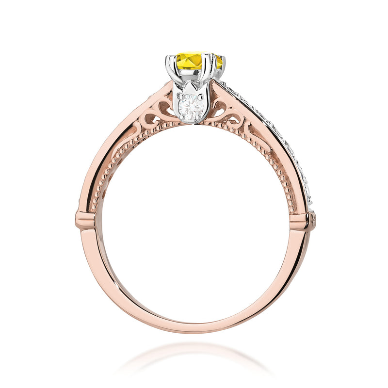 Inel Aur 14K cu Diamante de Laborator 0.56 ct, imaginea 7 din 12