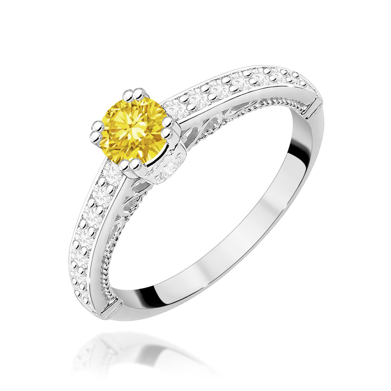 Inel Aur 14K cu Diamante de Laborator 0.56 ct, imaginea 9 din 12