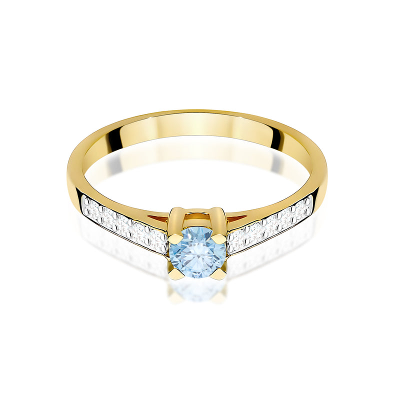 Inel Aur 14K cu Diamante de Laborator 0.45 ct, imaginea 2 din 12