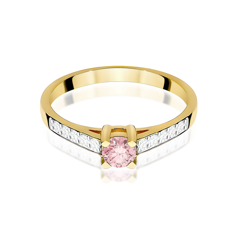 Inel Aur 14K cu Diamante de Laborator 0.45 ct, imaginea 3 din 12