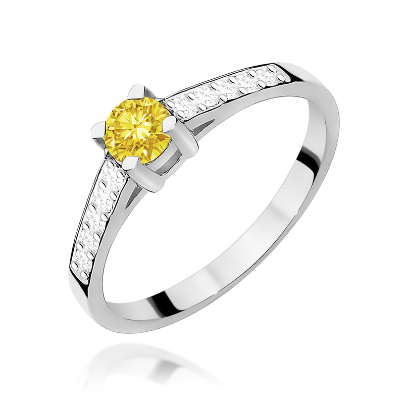 Inel Aur 14K cu Diamante de Laborator 0.45 ct, imaginea 9 din 12