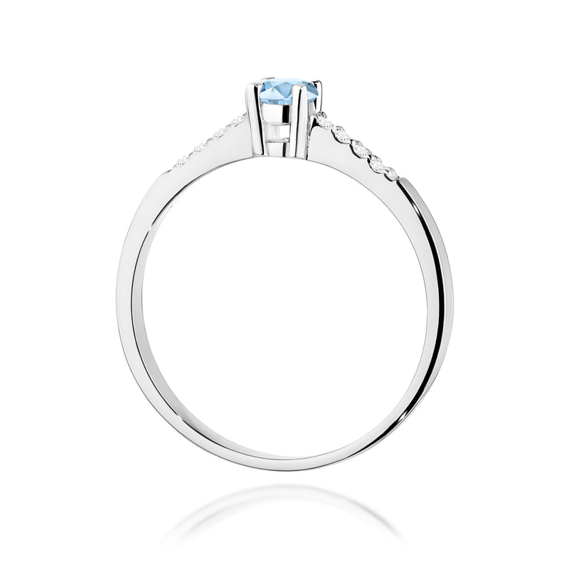 Inel Aur 9K cu Diamante de Laborator 0.22 ct, imaginea 7 din 8