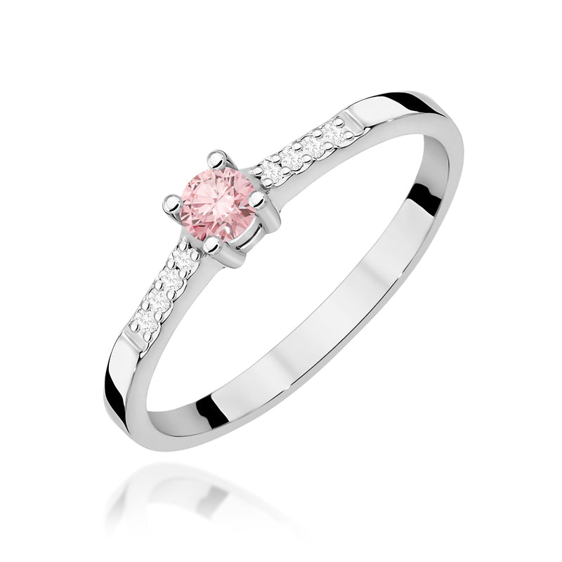 Inel Aur 9K cu Diamante de Laborator 0.22 ct, imaginea 5 din 8