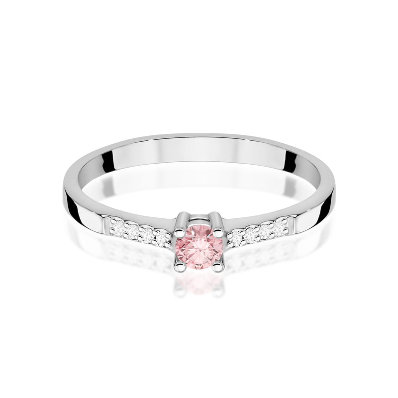 Inel Aur 9K cu Diamante de Laborator 0.22 ct, imaginea 6 din 8