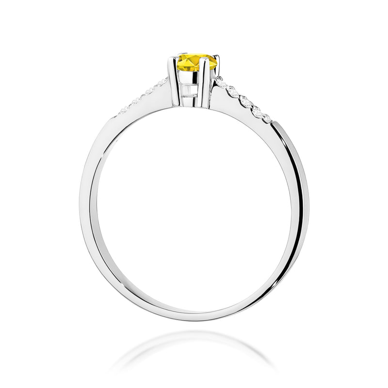 Inel Aur 9K cu Diamante de Laborator 0.22 ct, imaginea 7 din 8