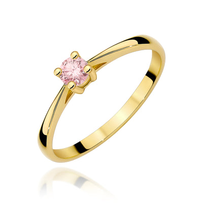 Inel Aur 9K cu Diamant de Laborator 0.15 ct