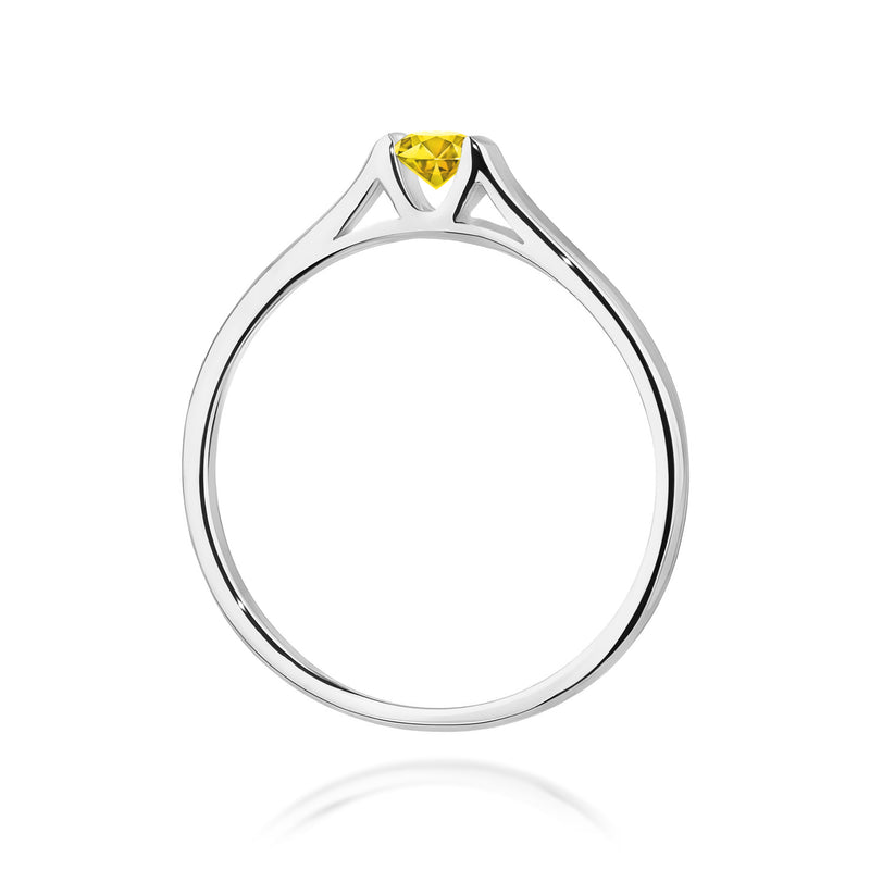 Inel Aur 9K cu Diamant de Laborator 0.15 ct, imaginea 7 din 8